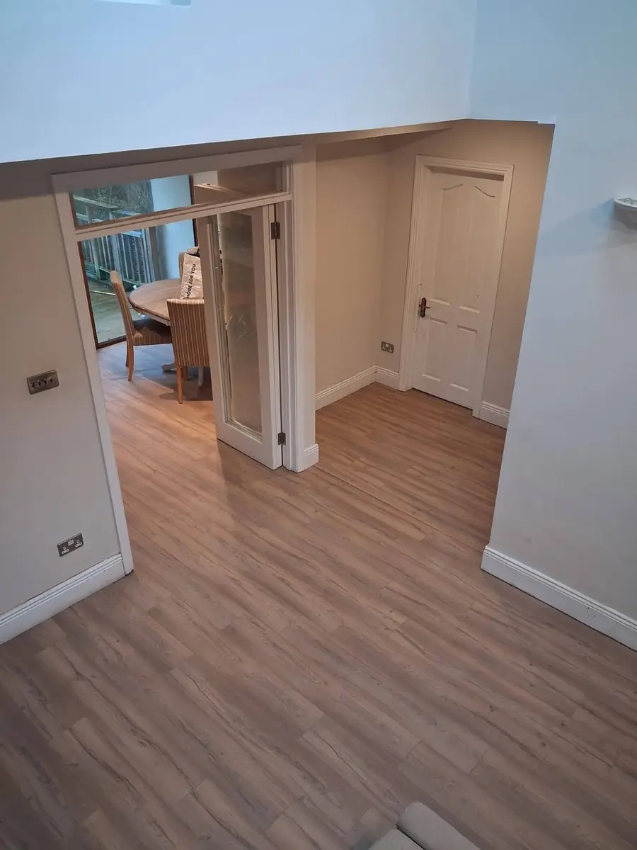 Light Oak LVT Flooring — Hallway & Landing