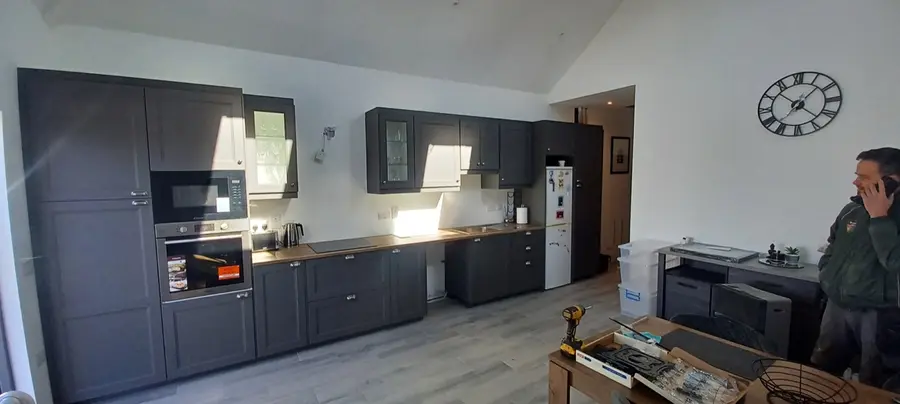 Dark Grey Shaker Kitchen